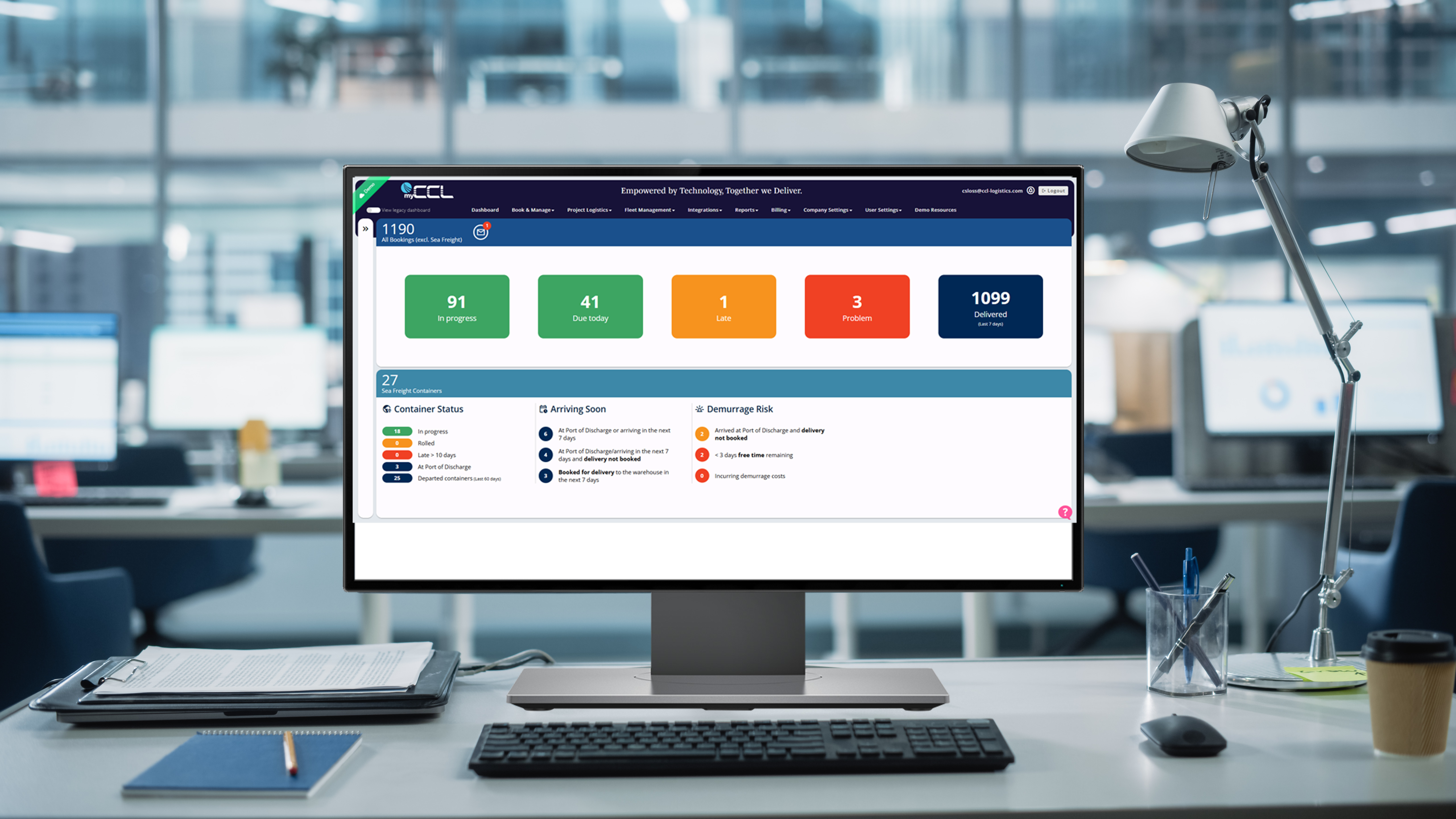 MyCCL Technology summary page full background